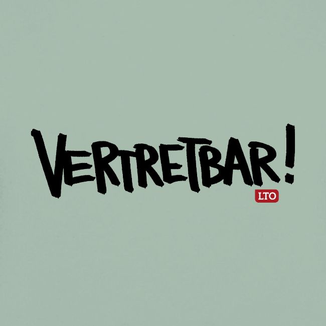 VERTRETBAR Schwarz