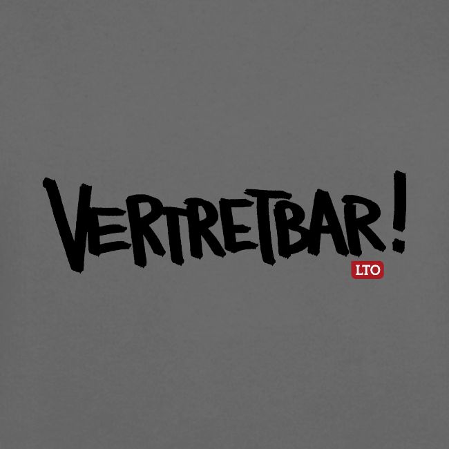 VERTRETBAR Schwarz