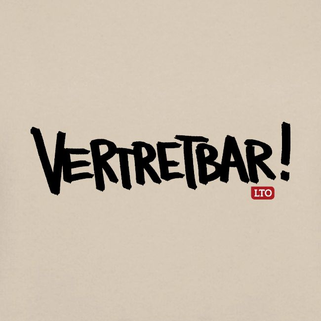 VERTRETBAR Schwarz