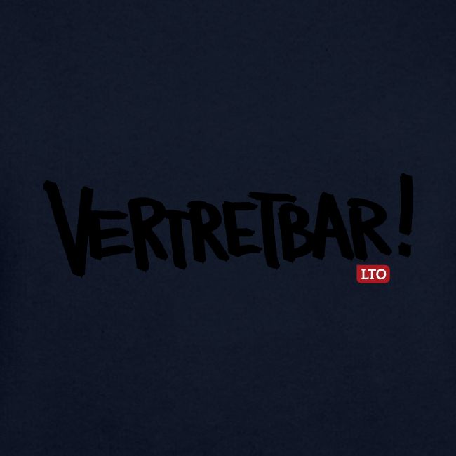 VERTRETBAR Schwarz