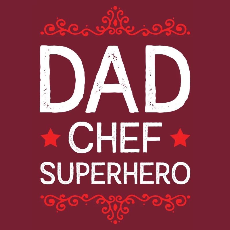 Dad Chef Superheld Papa