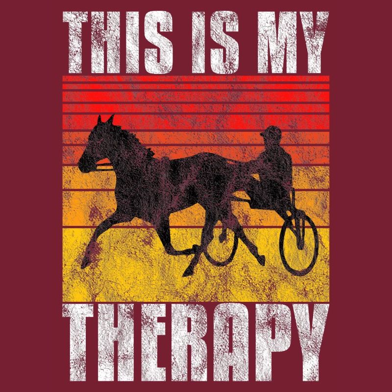 This is my therapy Trotting Harness Width Retro