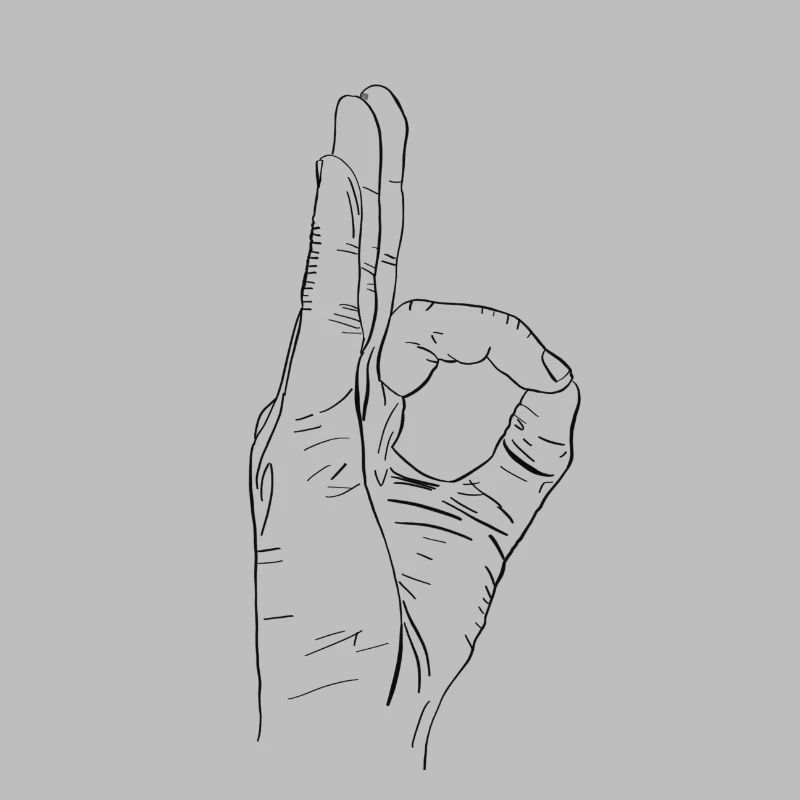 Ok Geste Hand