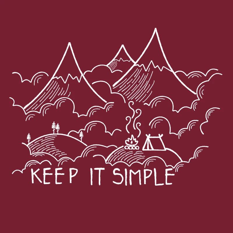 Keep it Simple Camping Trip Tshirt