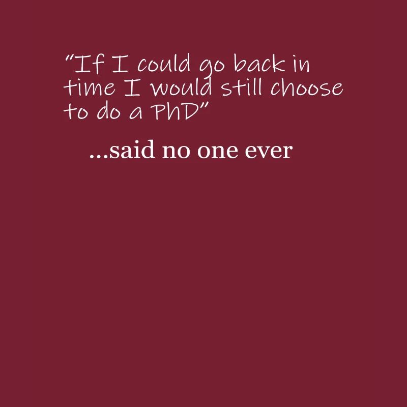 Phd Funny Back in Time Design