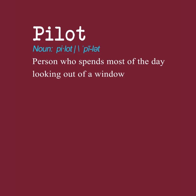 Funny Pilot Definition Gift Design