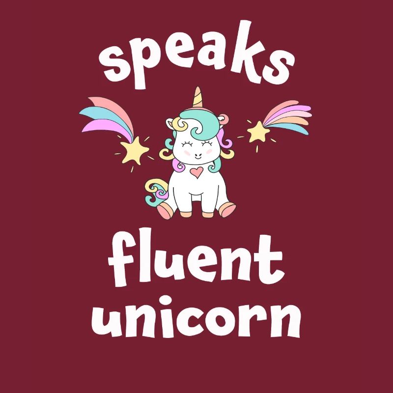 Top Fun spricht fließend Unicorn Fun Design
