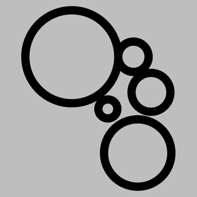 Circles Round Line Geometry Pattern Abstract Shape