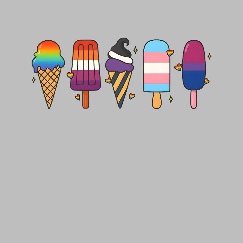 LGBTQ Pride Eis Design – Liebe Vielfalt CSD