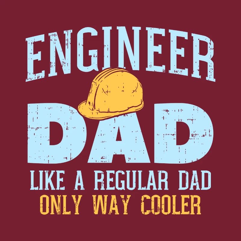 XASTY Engineer Dad cool engineer daddy shirt