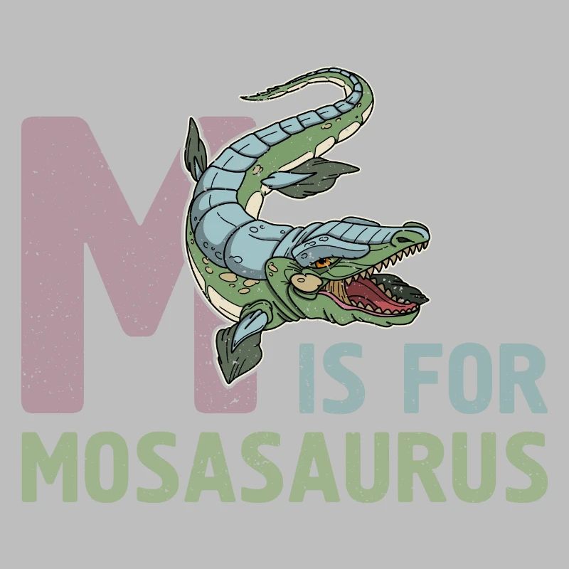 Reptilien Urzeit Mosasaurus Spruch Geschenk