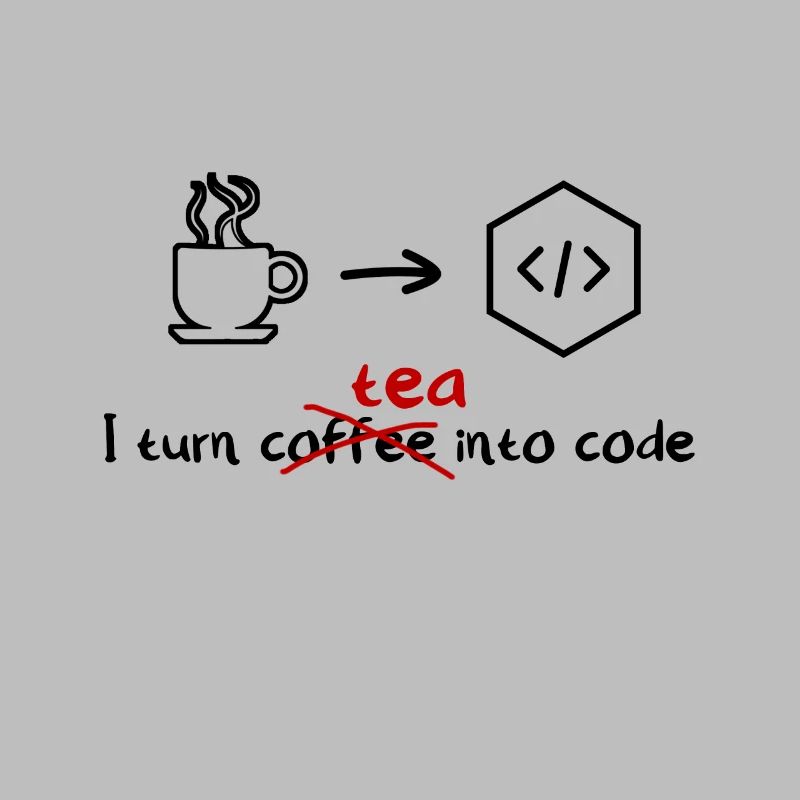 Programmeur de développeurs de logiciels de thé