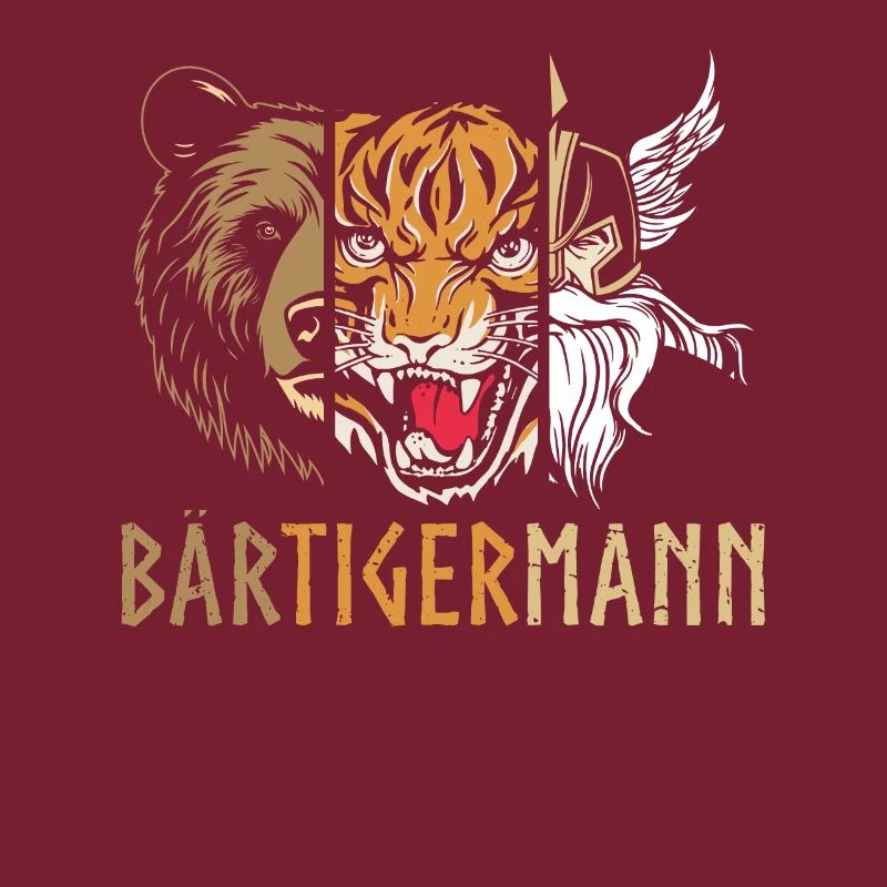 bäBärTigerMann Lustiges Bartträger Tee