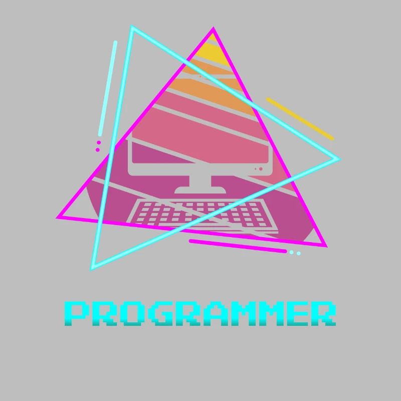 Retro Programmer Computer Programming