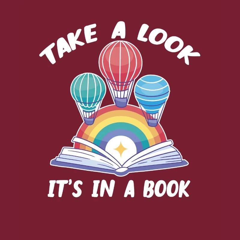 Jetez un coup d’œil C’est un livre Retro Rainbow Reading