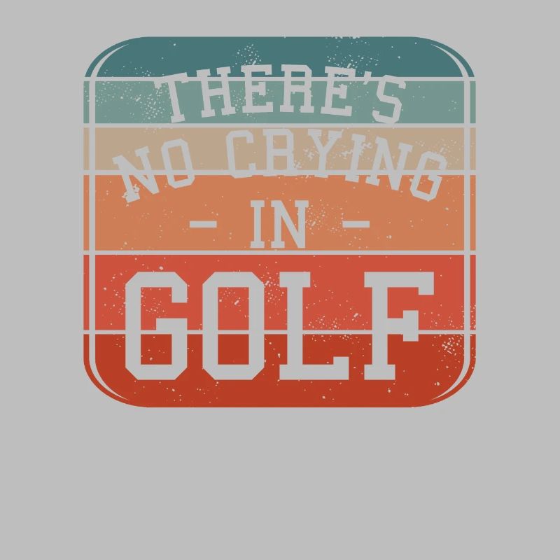 Rétro Il n’y a pas de pleurs dans le golf Golfeur