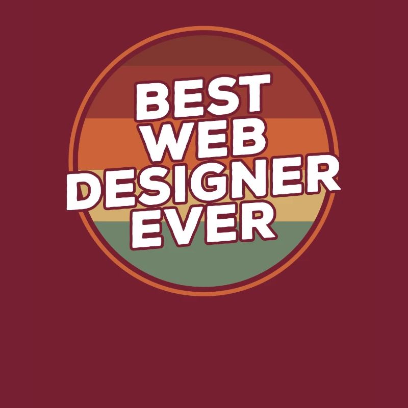 Vintage Bester Webdesigner aller Zeiten Programmierung