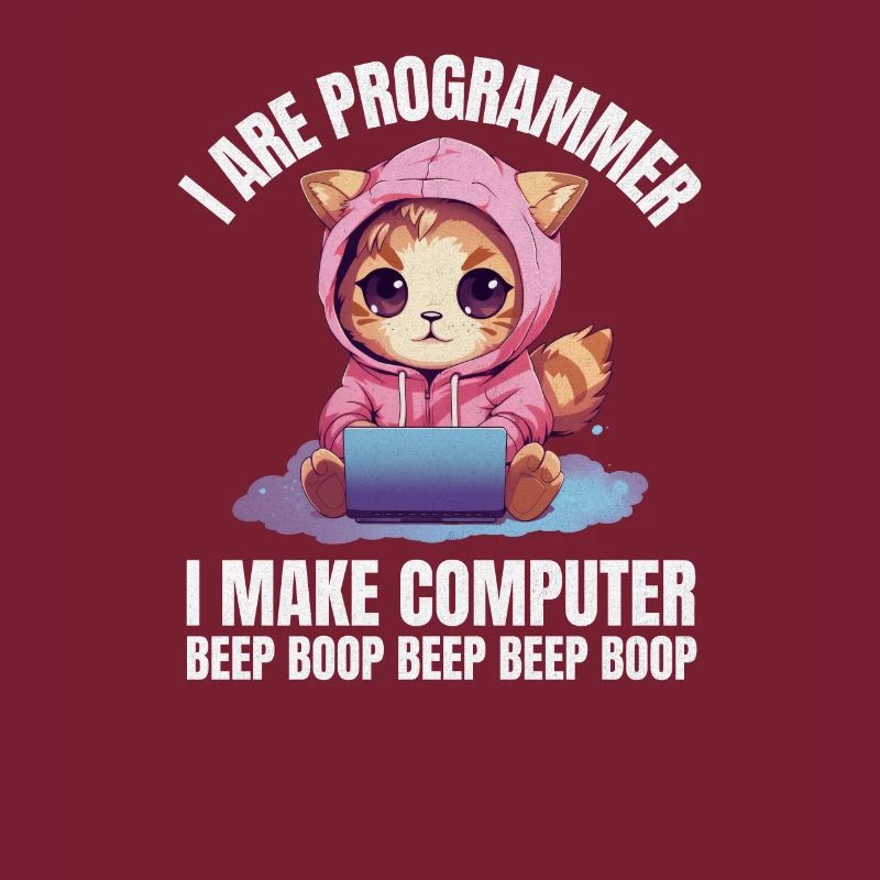 Ich bin Programmierer. Ich mache Computer Beep