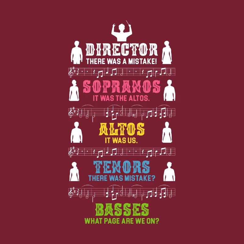 Dirigenten T-shirt oder auch für Chorleiter