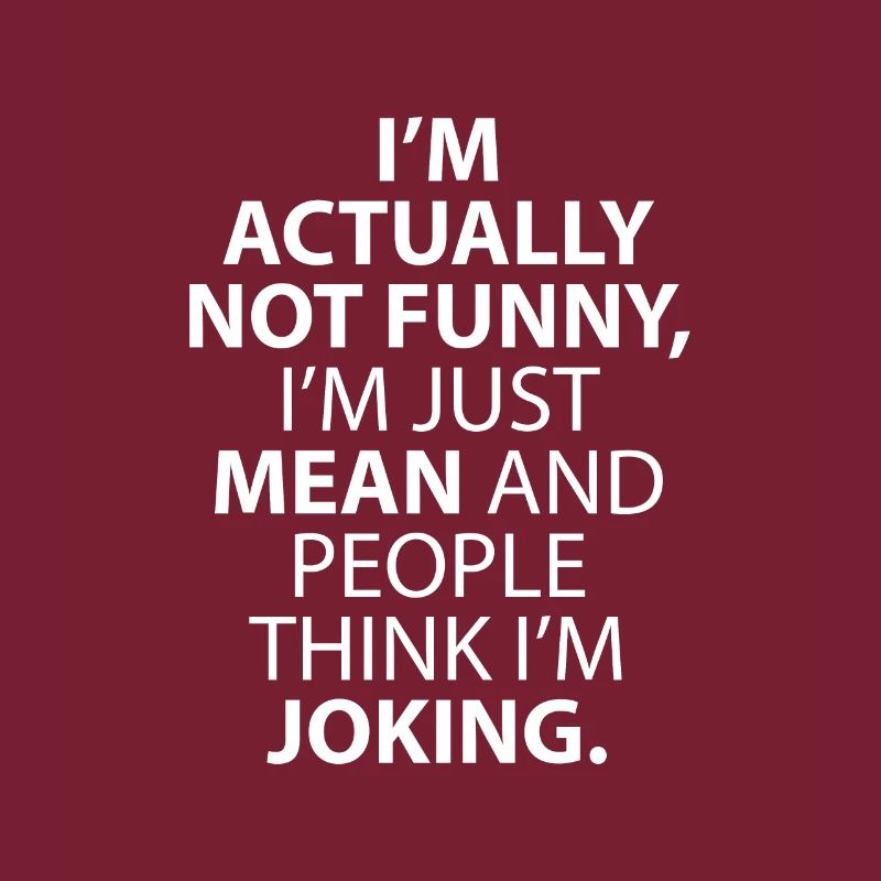 Ich bin eigentlich nicht lustig