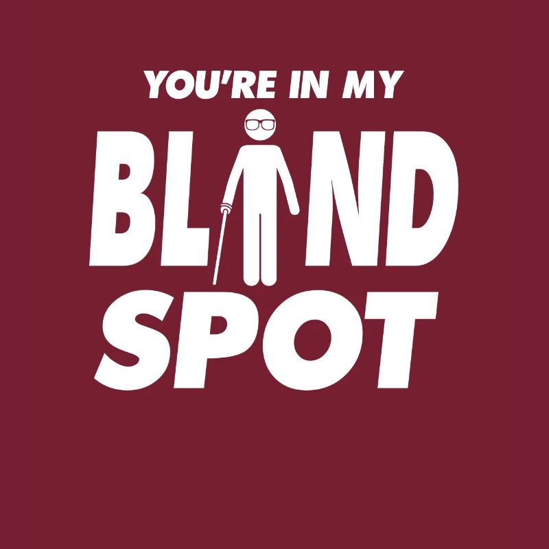 Conception de sarcasme à angle mort