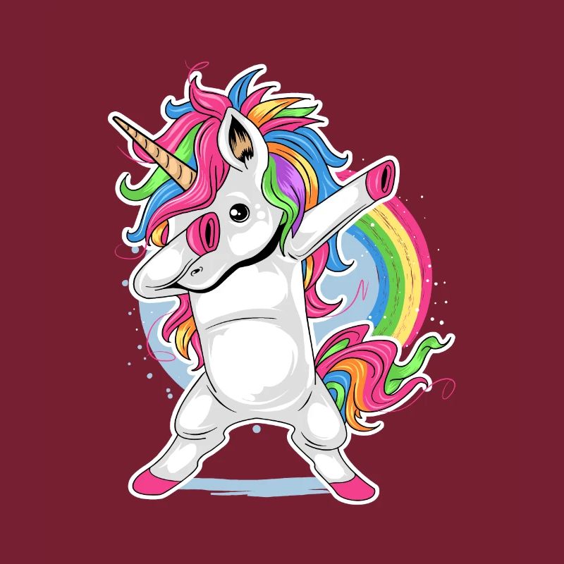 Einhorn Comic Dapping