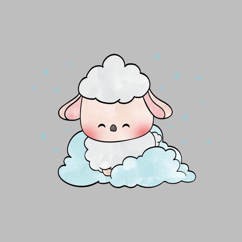 Sheep on clouds