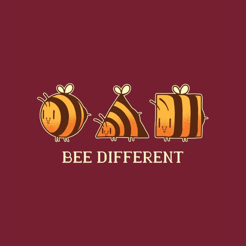 Bee different bee shirt