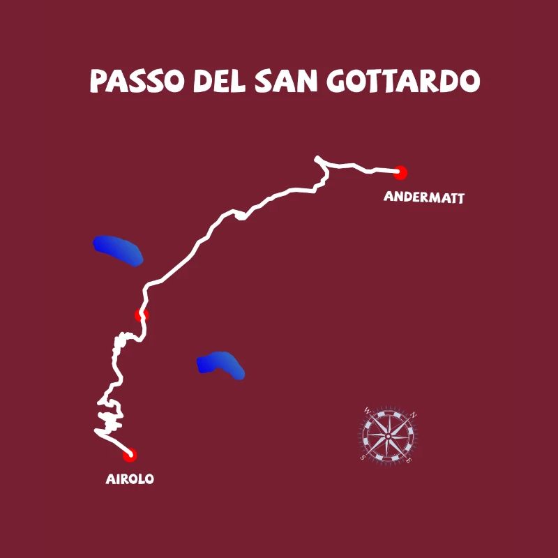 Gotthardpass Passo del San Gottardo Serpentine