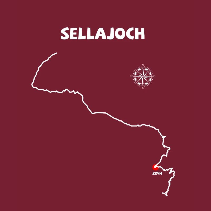 Sella Pass, Italian Passo Sella Serpentine