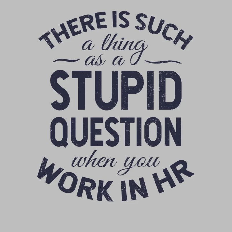 Stupid Question in HR Gift, Funny Human Resources
