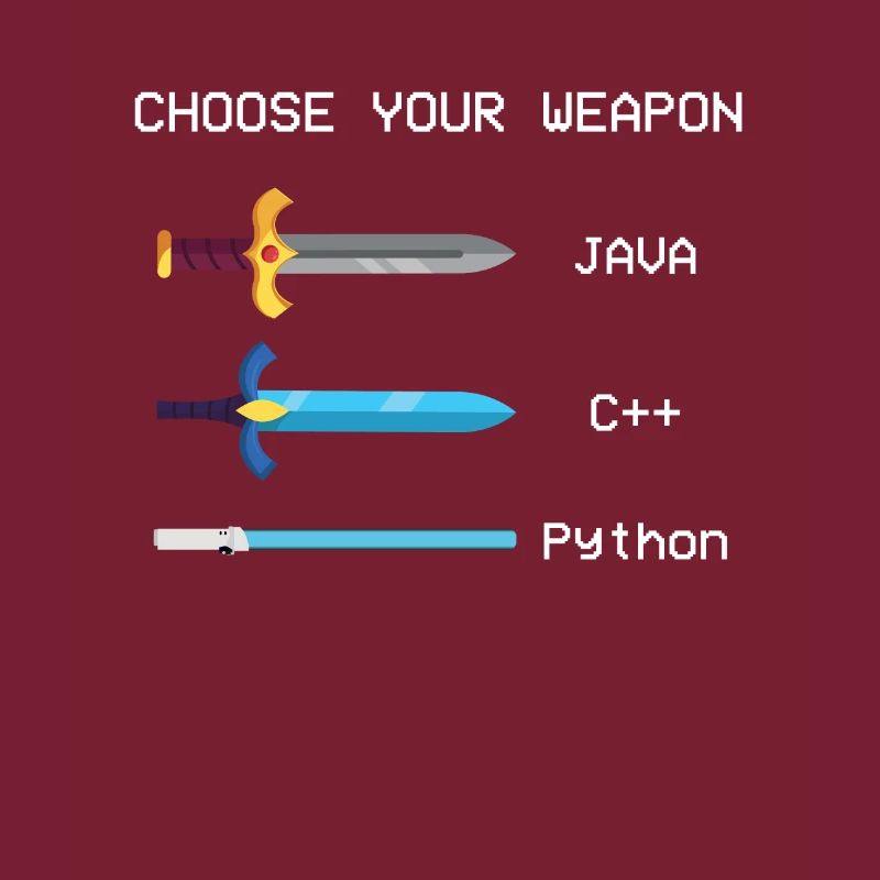 choisissez vos langages de programmation d'armes informatique