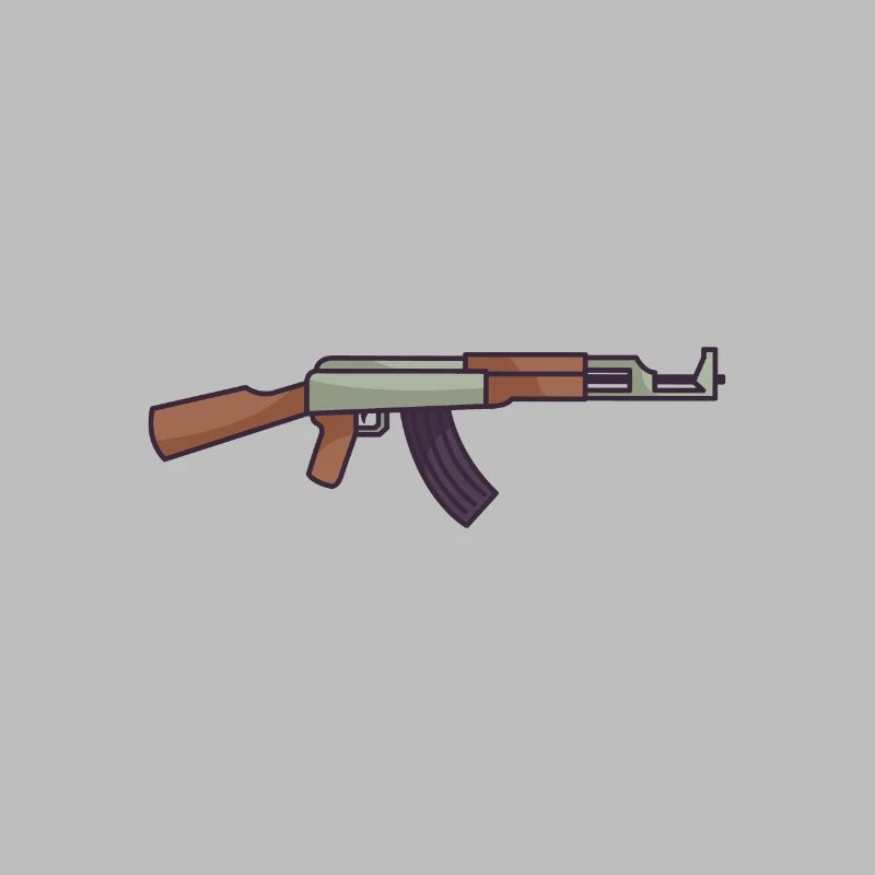 Ensemble d'armes à feu militaire