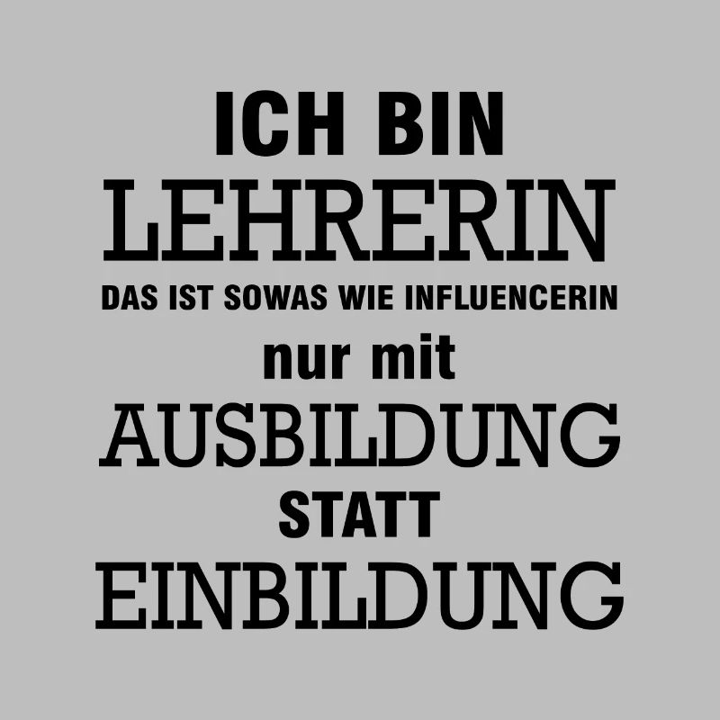 Ich bin Lehrerin Student Schule Geschenk Professor