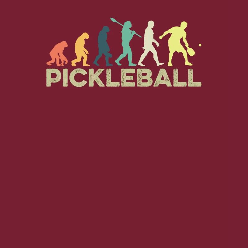 Drôle d’évolution Paddle Pickleball Player Dink Fun