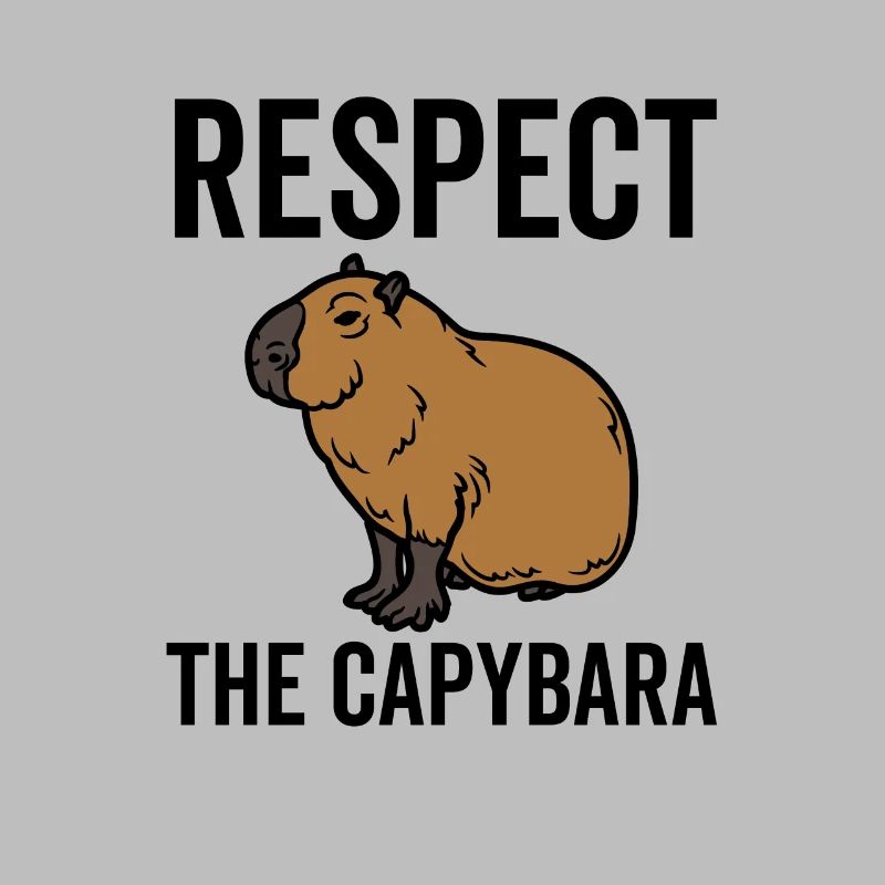 Respektiere das Capybara