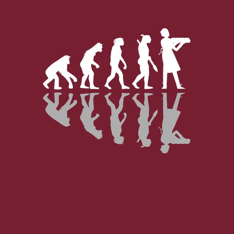 Human Evolution Funny Baking Baker Humor Culinary