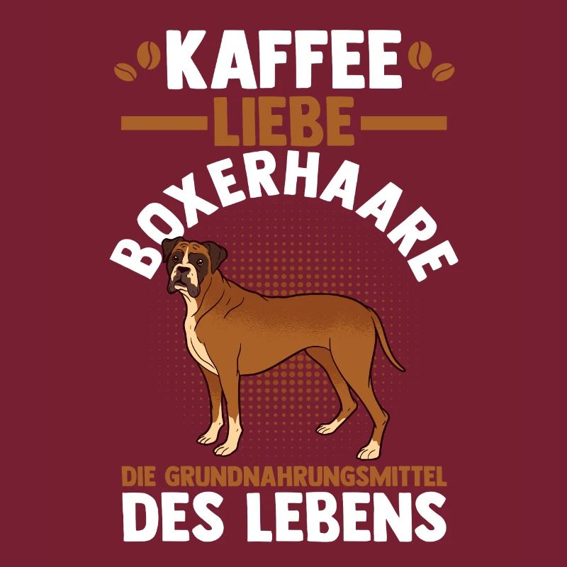 Hund Kaffee Deutscher Boxer