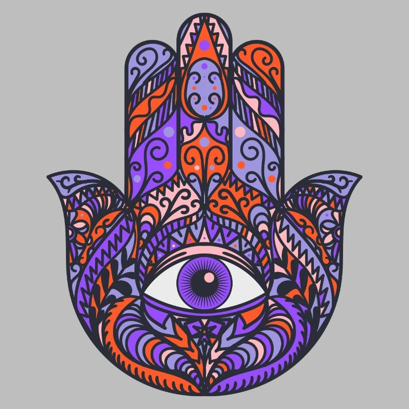 Glücks-Träger Khamsa Hand der Fatima oder Myriam