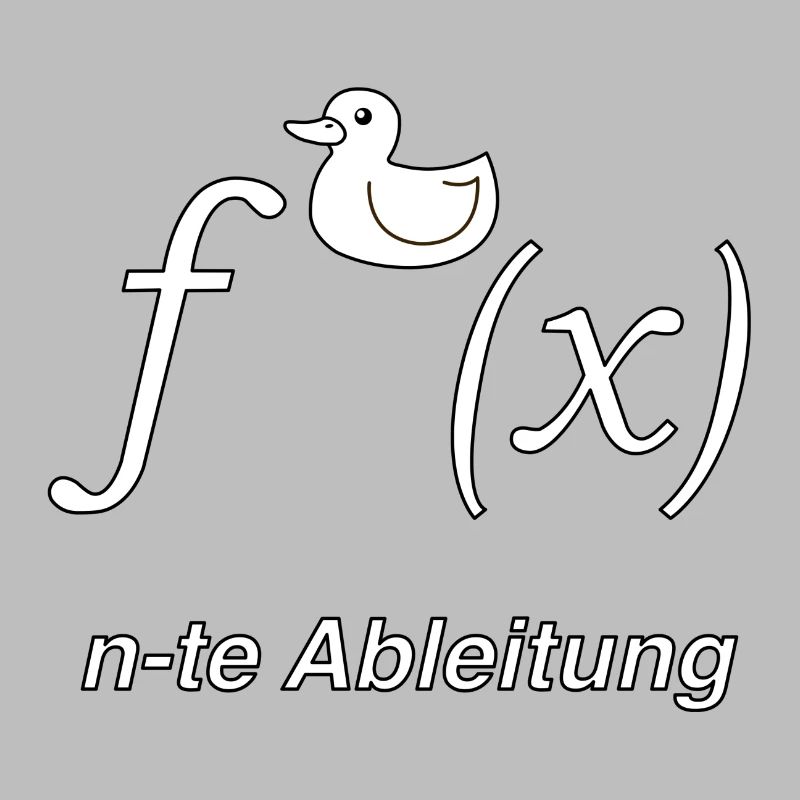 Duck Derivation Math Joke (SW)
