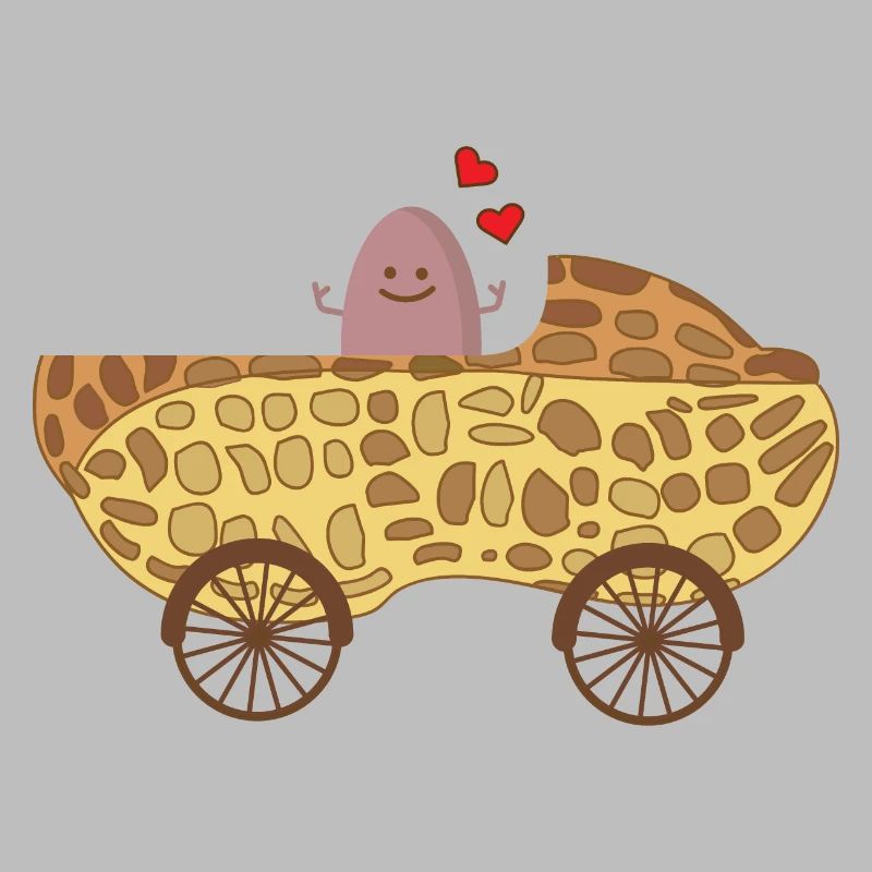 Le bébé d’arachide dans la poussette