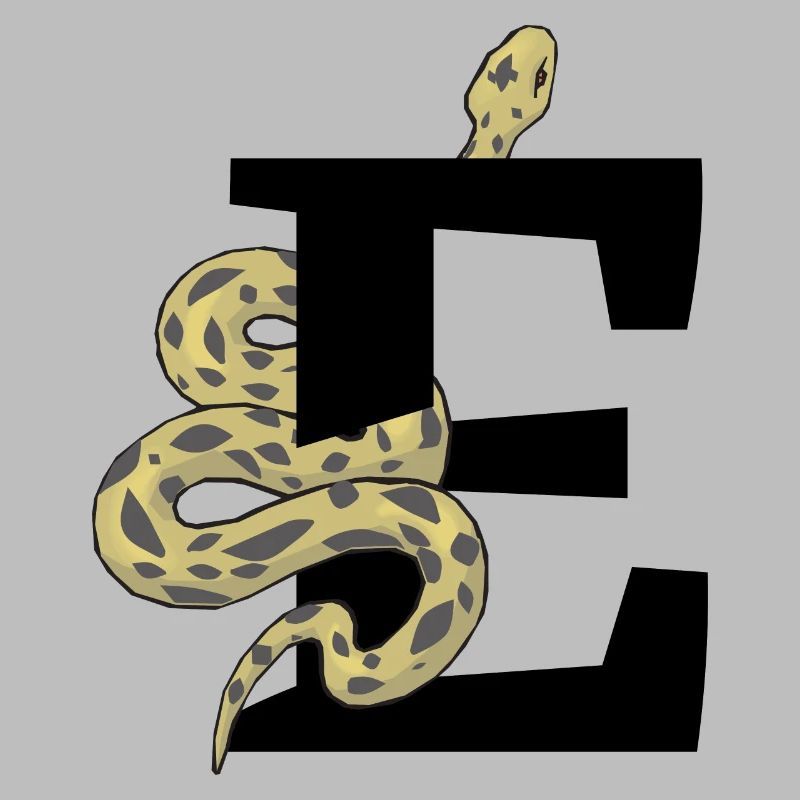 Lettre e serpent