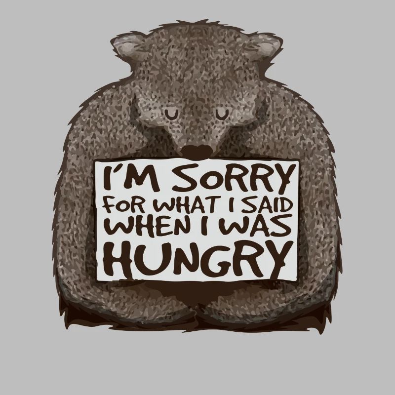 Désolé, j’avais faim.