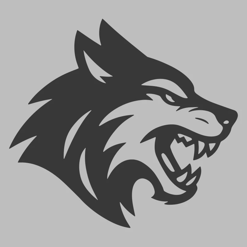 Wolf head logo icon