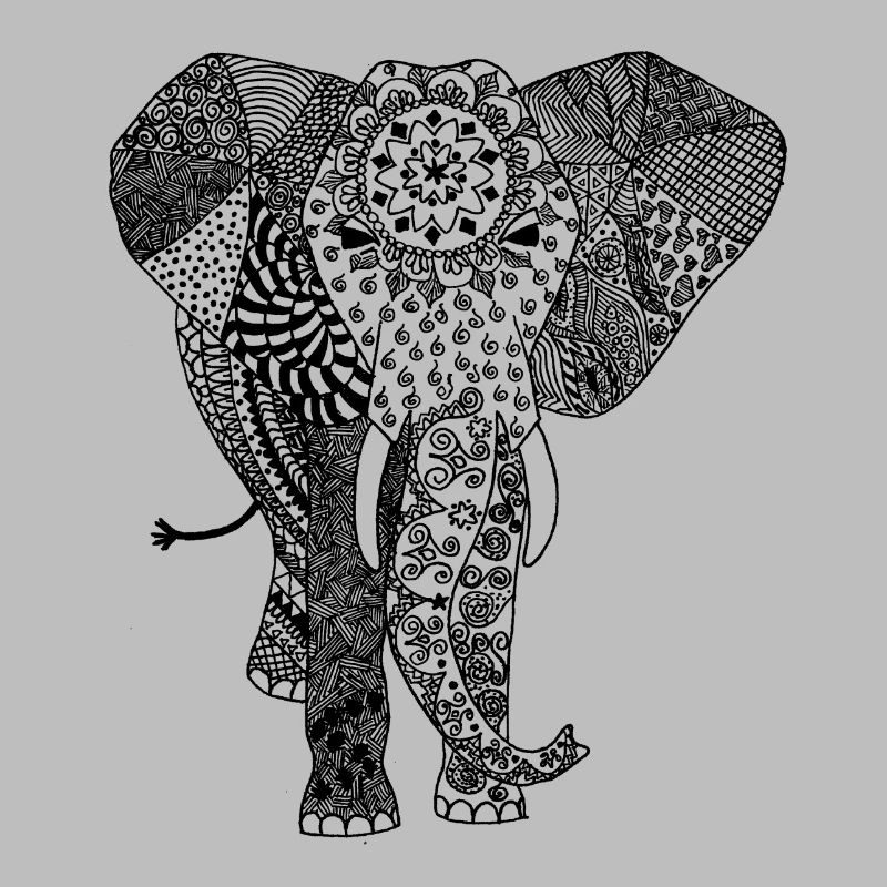 elephant pattern