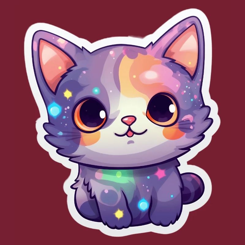Un mignon petit chat dans l’espace