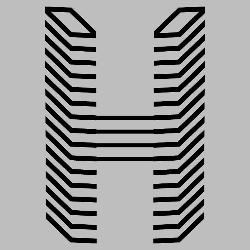 Conception unique du logo Lettre H