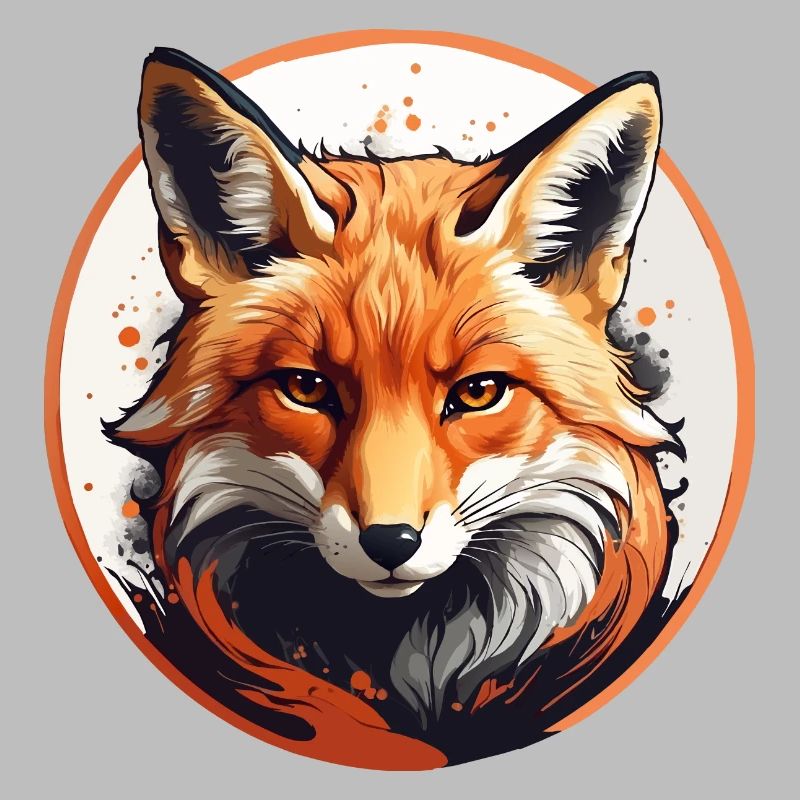 Portrait de renard roux