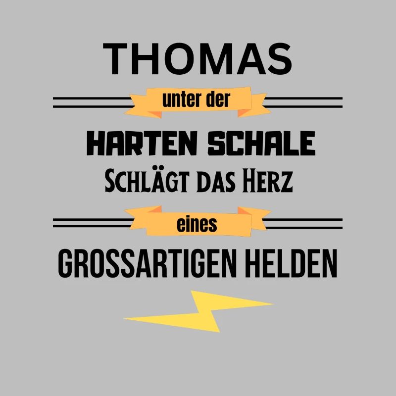 Thomas unter harte Schale eines Großartigen Helden