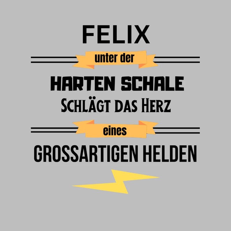 Felix unter harte Schale eines Großartigen Helden
